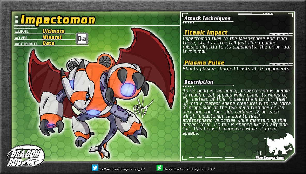 Fake Digimon - Impactomon by dragonrod342 on DeviantArt