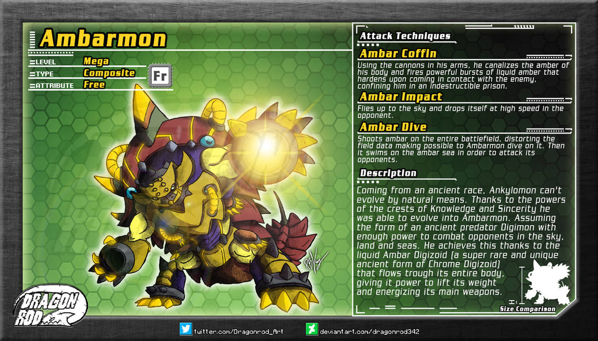 Fake Digimon - Ambarmon by dragonrod342 on DeviantArt