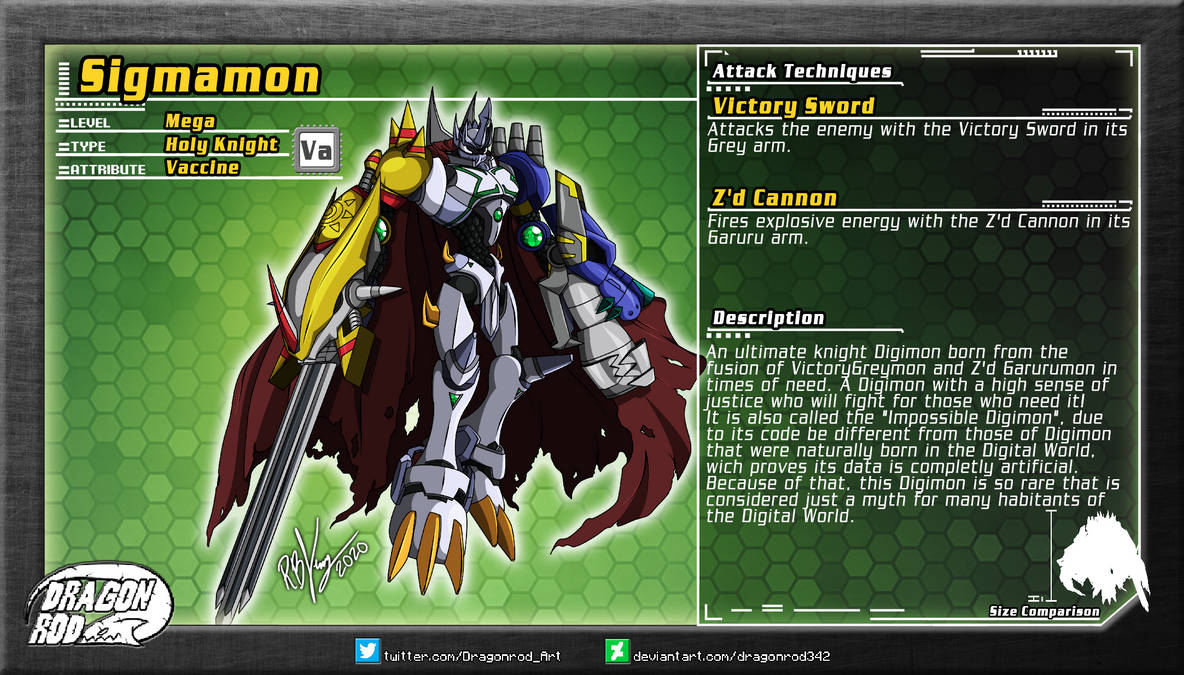 Fake Digimon - Sigmamon by dragonrod342 on DeviantArt