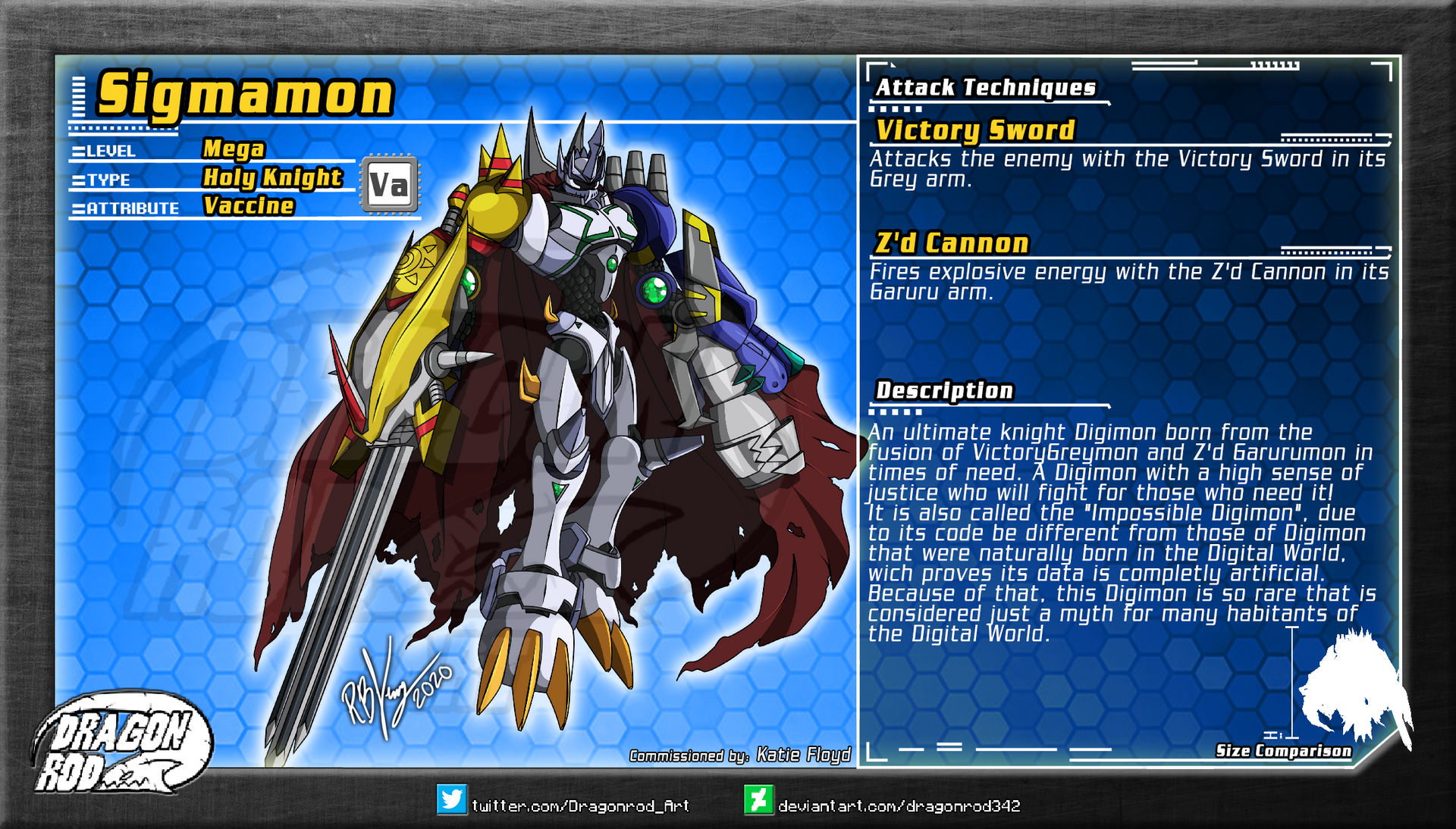 Fake Digimon - Sigmamon by dragonrod342 on DeviantArt