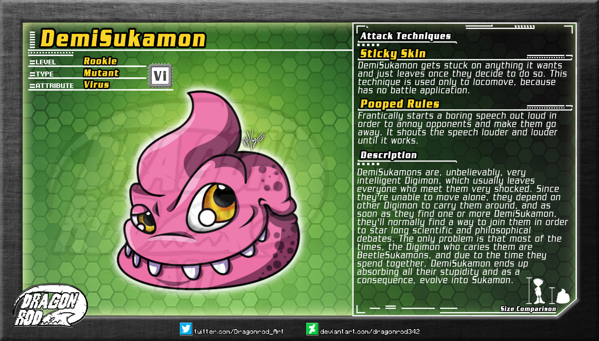 Fake Digimon - DemiSukamon by dragonrod342 on DeviantArt