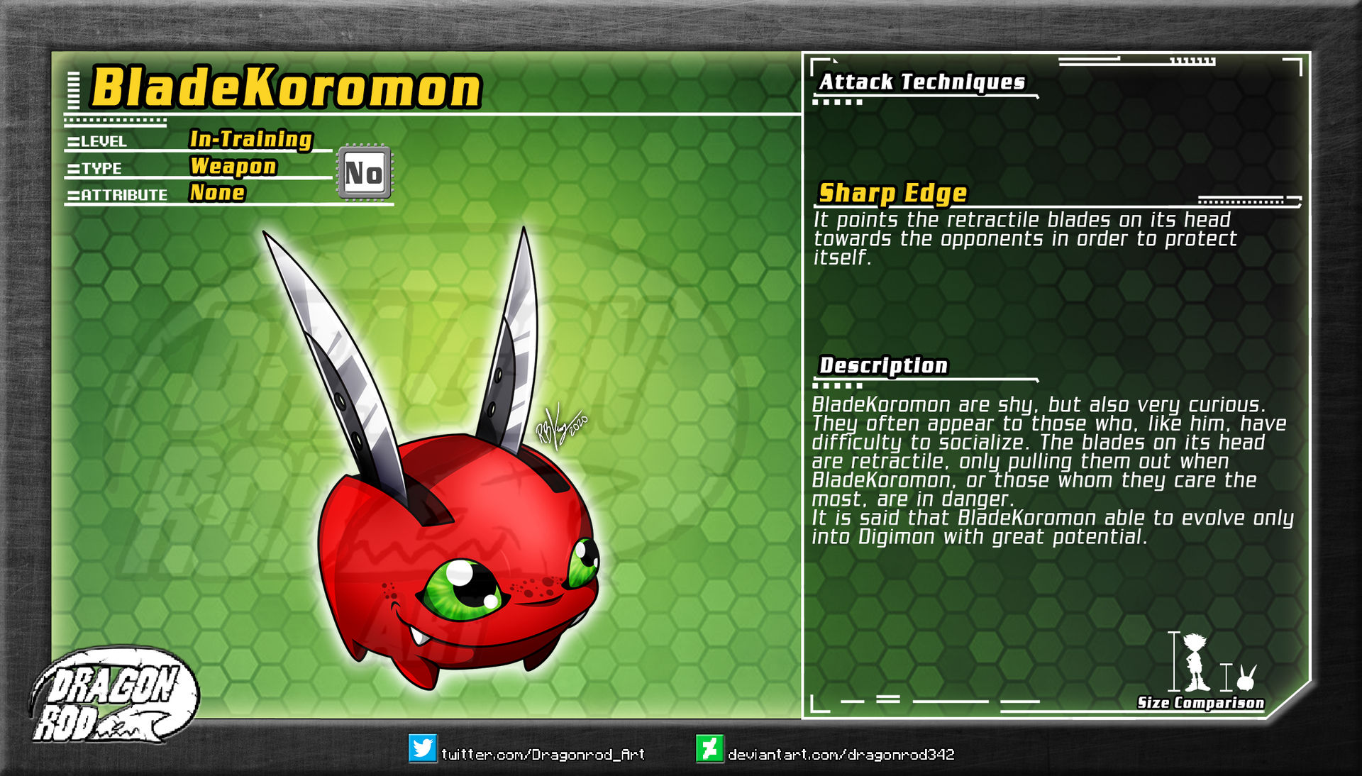 Fake Digimon - BladeKoromon by dragonrod342 on DeviantArt