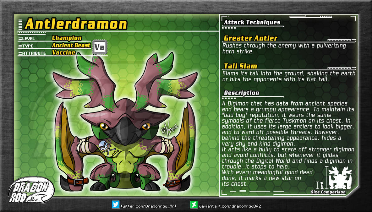 Fake Digimon - Antlerdramon by dragonrod342 on DeviantArt