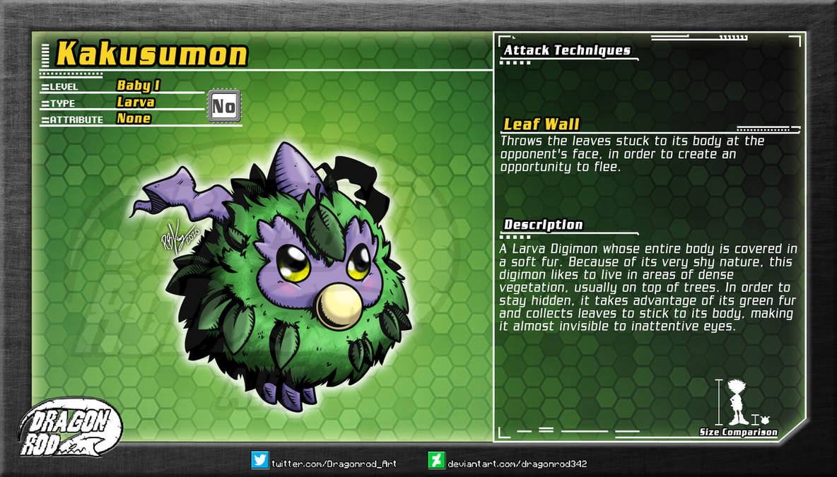 Fake Digimon - Kakusumon by dragonrod342 on DeviantArt