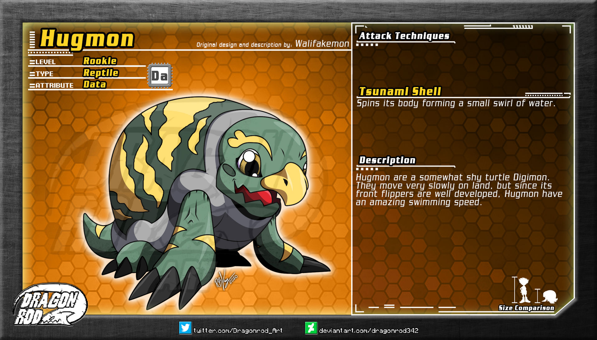 Fake Digimon - Hugmon (Collab Project) by dragonrod342 on DeviantArt