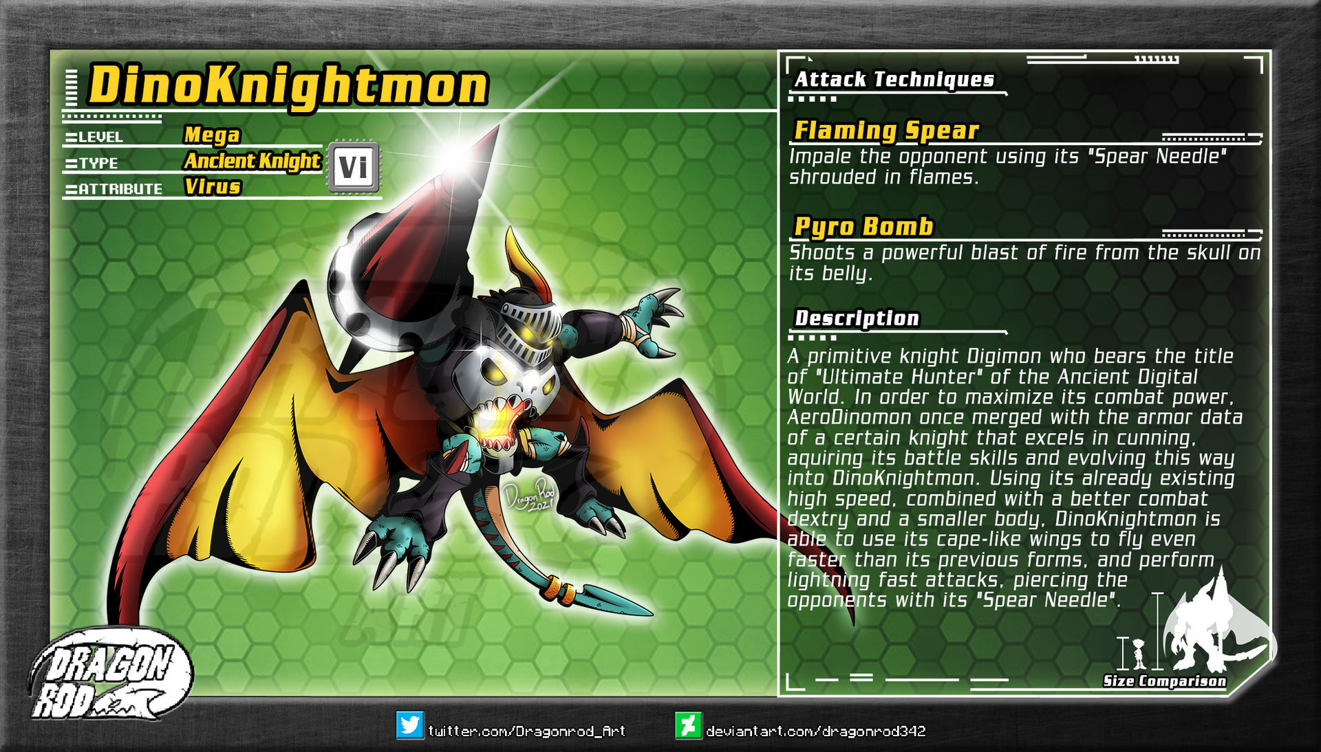 Fake Digimon - DinoKnightmon by dragonrod342 on DeviantArt