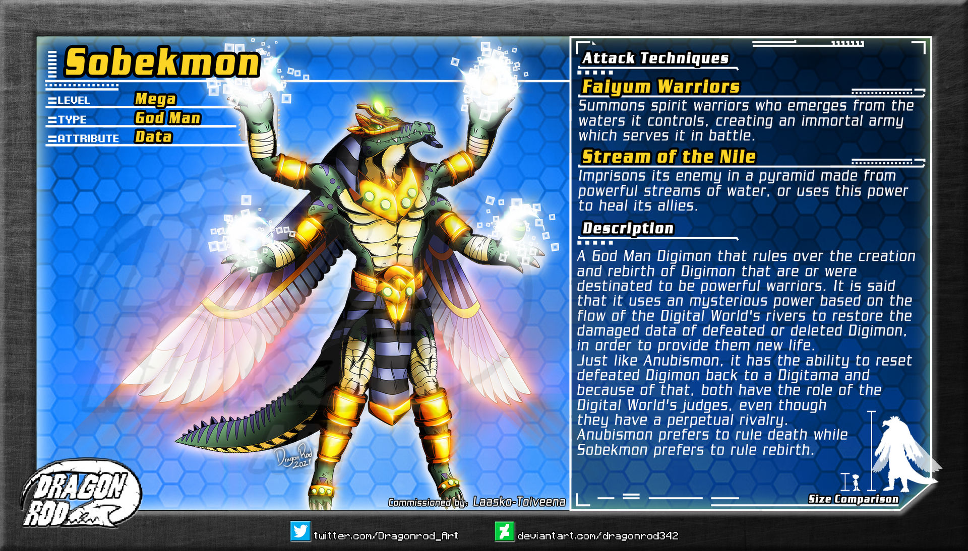 Fake Digimon - Sobekmon by dragonrod342 on DeviantArt