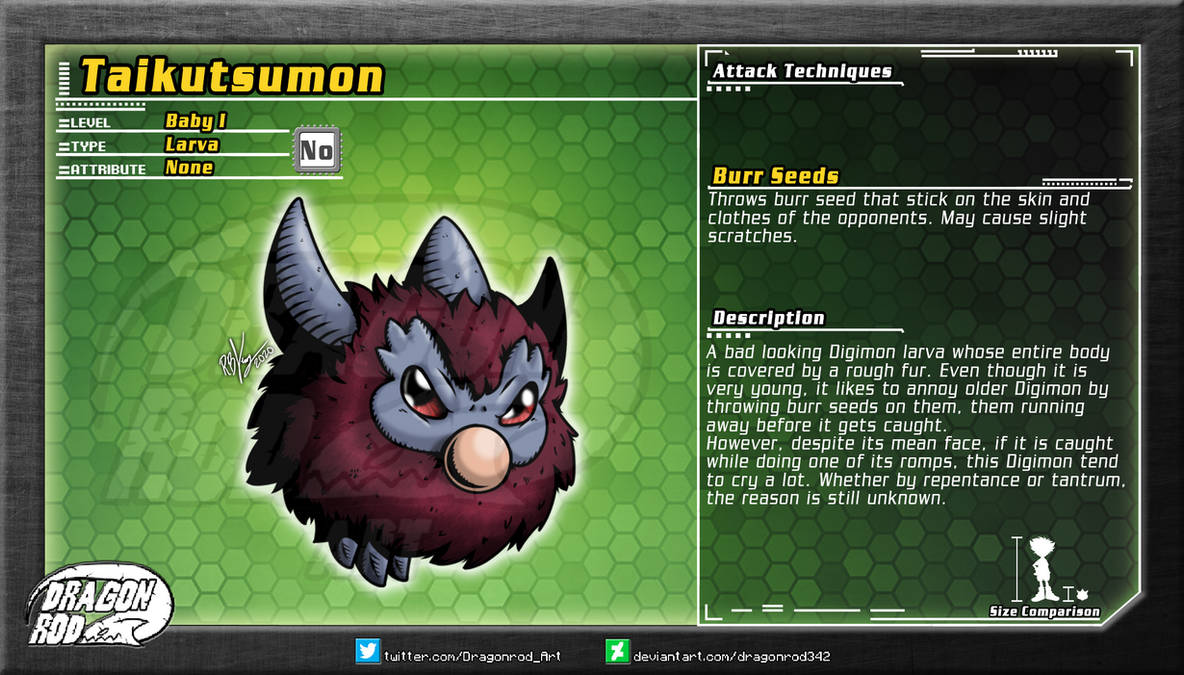 Fake Digimon - Taikutsumon by dragonrod342 on DeviantArt