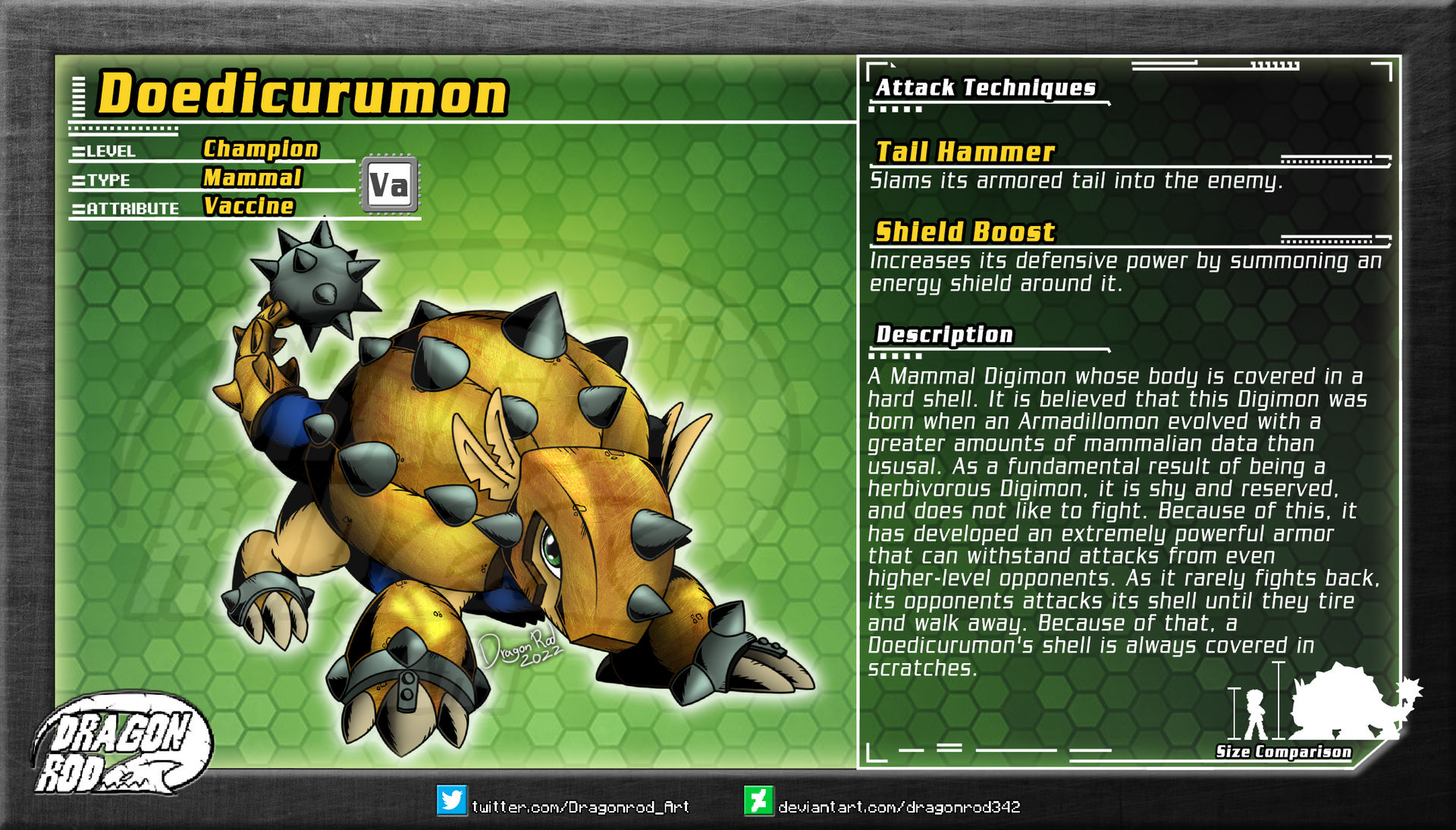 Fake Digimon - Doedicurumon by dragonrod342 on DeviantArt
