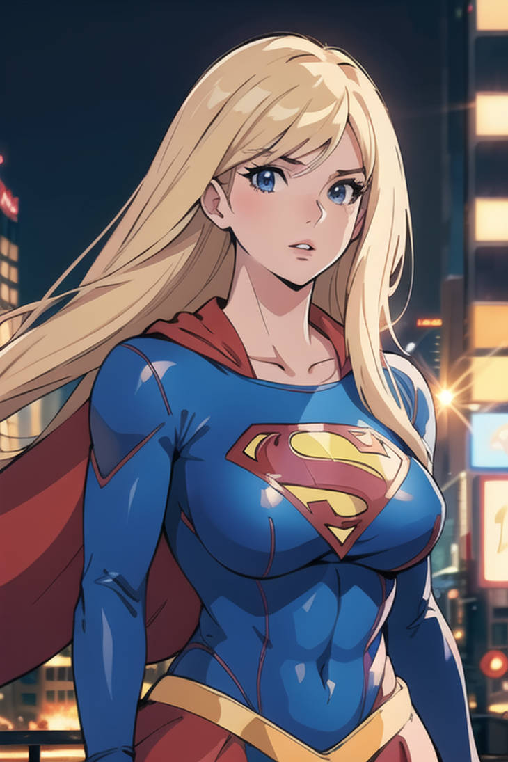 Supergirl Anime By SuperHeroineAI On DeviantArt supergirl-anime-by-superheroineai-on-deviantart
