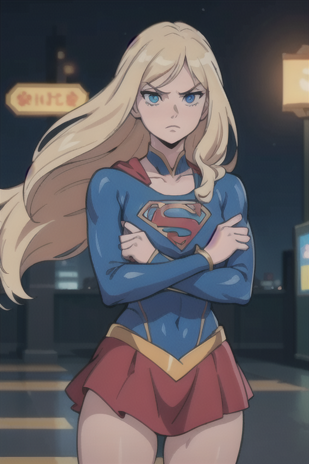 Super girl flying high by 0binobi on DeviantArt