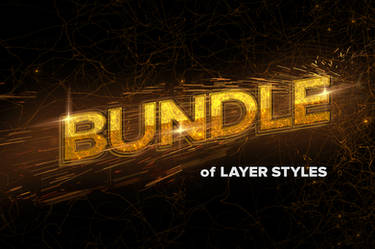 70 Text Effects Layer Styles Bundle