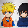 Naruto |Naruto i Sasuke | copic