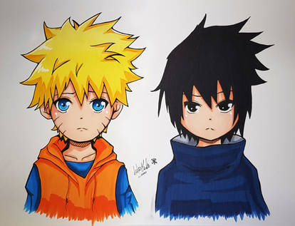 Naruto |Naruto i Sasuke | copic