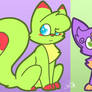 Yooka-Laylee but they're cats