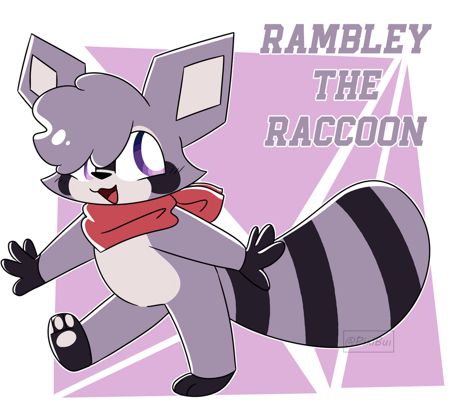 Rambley the Raccoon by PixiBixi on DeviantArt