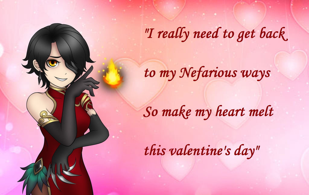 Cinder Cheesy Valentine's card