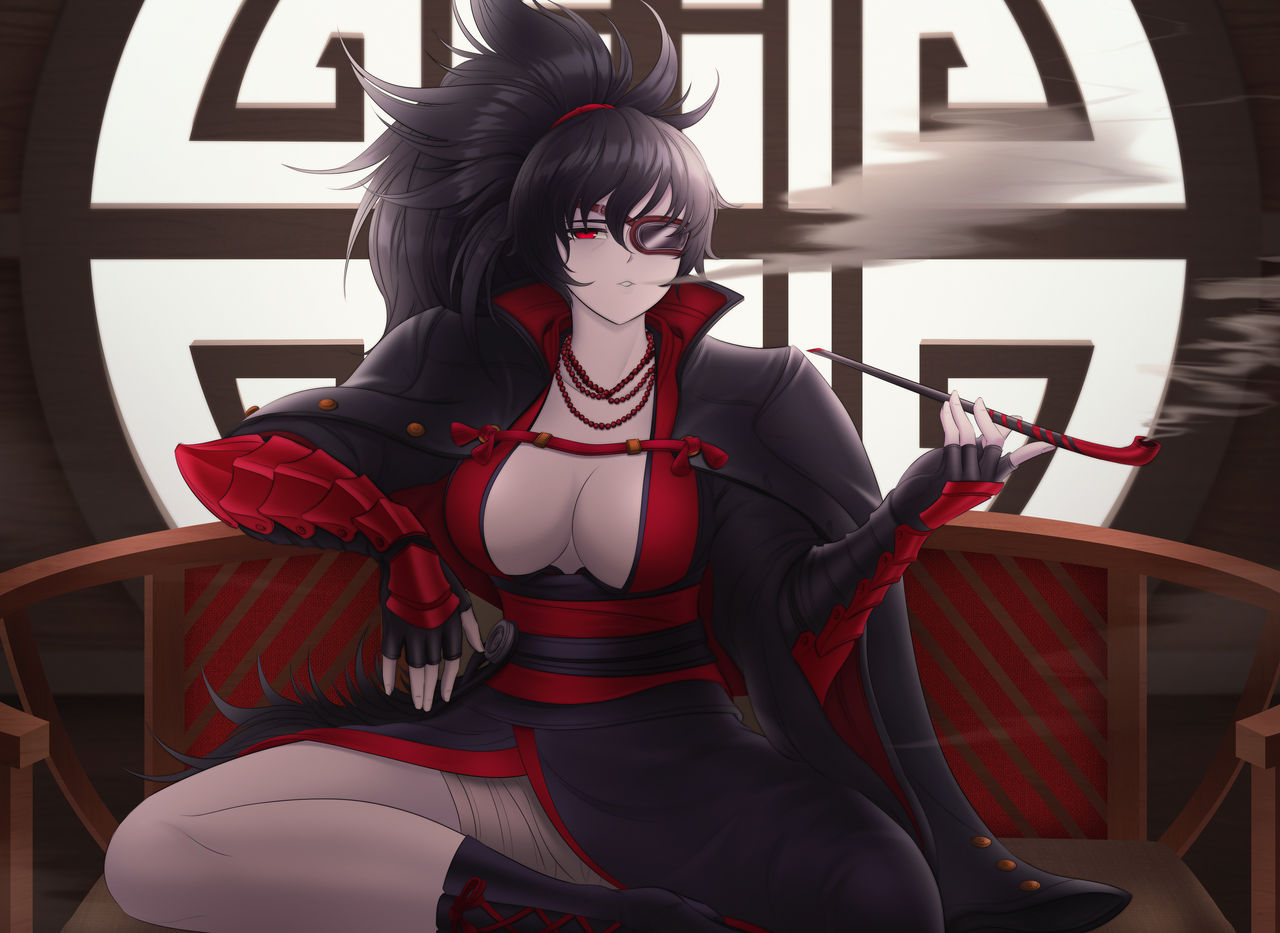 Baiken R3 Baiken Raven V2 by AlavastirCloud on DeviantArt