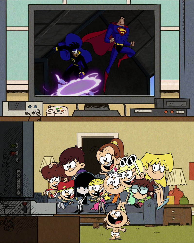 Luids Static Set the louds watching static shock by crimson2077 on DeviantArt