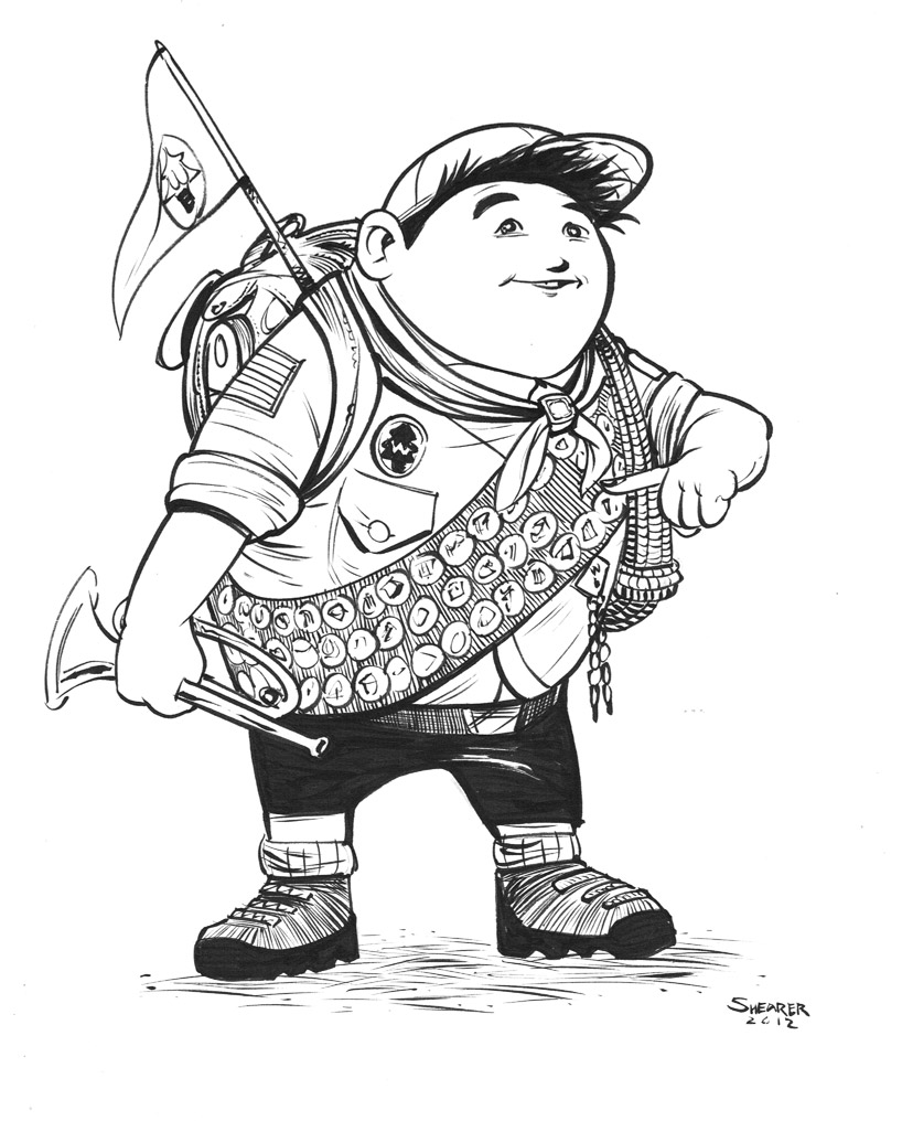 Daily Sketch: Russell from Up