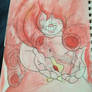 Rose quartz water color