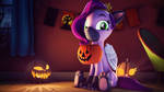 she's a cat for halloween by PSFMer