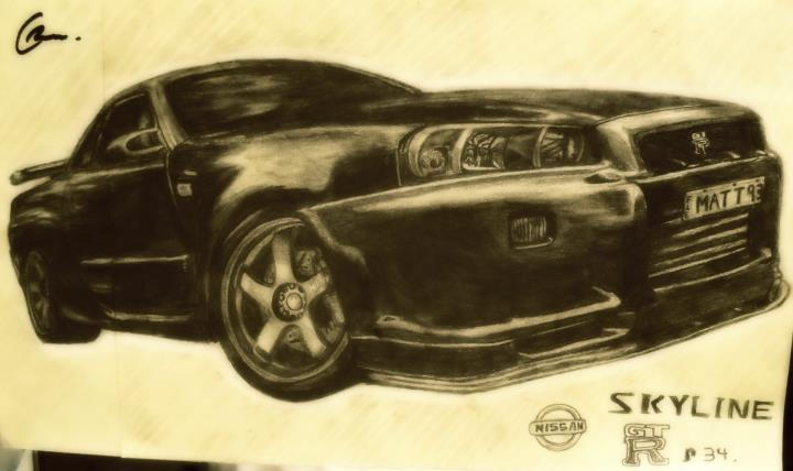 Nissan Skyline GT-R r34 by MrMattFl on DeviantArt
