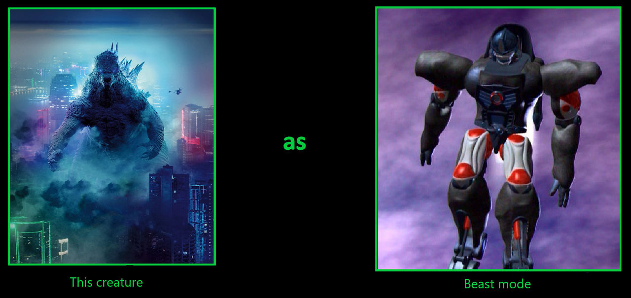 What If Godzilla 21 As Optimus Beast Mode By Godoffknwar On Deviantart What If Godzilla 21 As Optimus Beast Mode By Godoffknwar On Deviantart