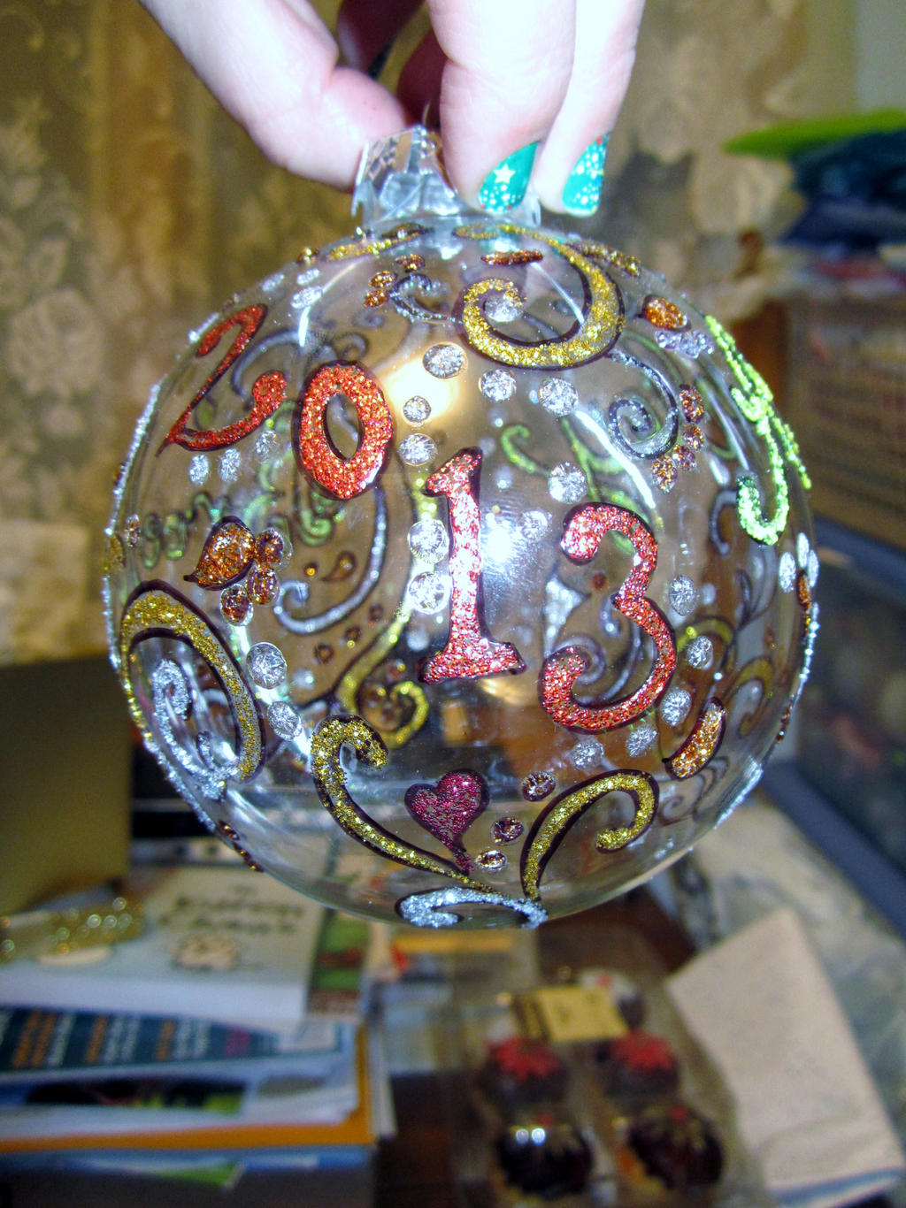 Swirls Ornament