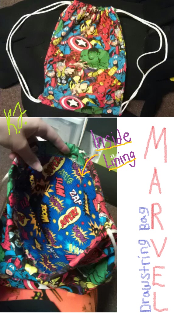 Marvel Superheroes Drawstring Bag by SymmetryIsArt on DeviantArt