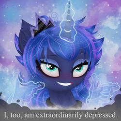Ha Depression. :) by DarkestLunarFlower