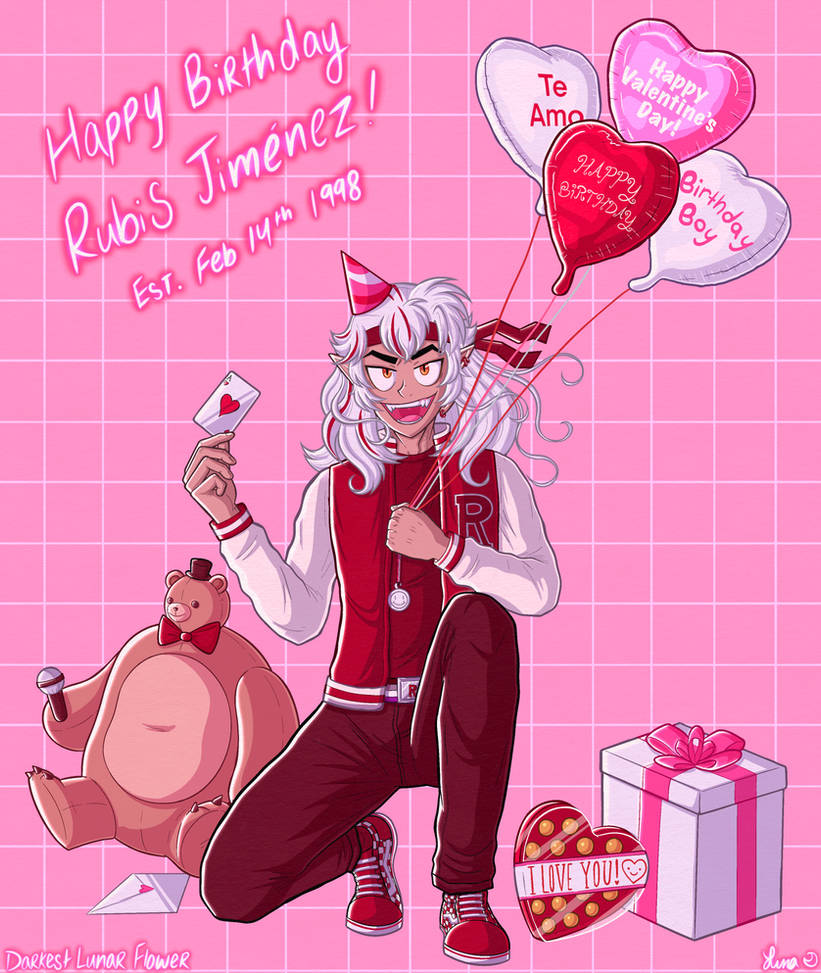 Happy Birthday Rubis by DarkestLunarFlower on DeviantArt