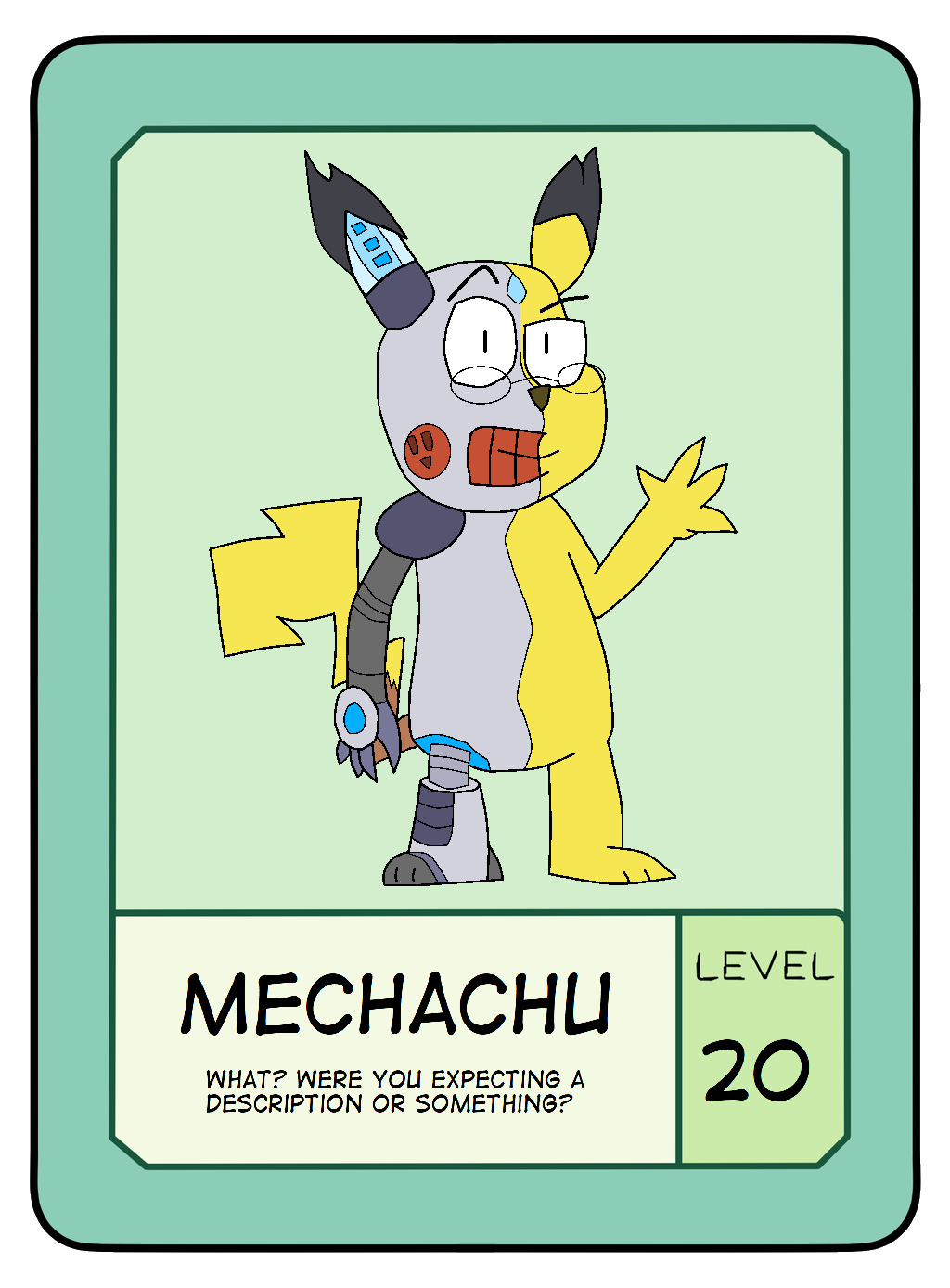 Micachu Card Mechachu Pow Card by MBCMechachu on DeviantArt