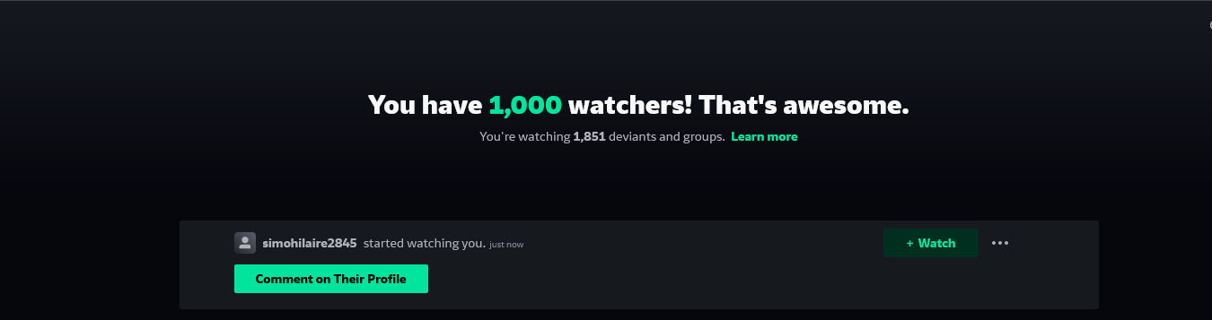 1000 watchers