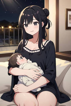 Mother and child: Jacqueline