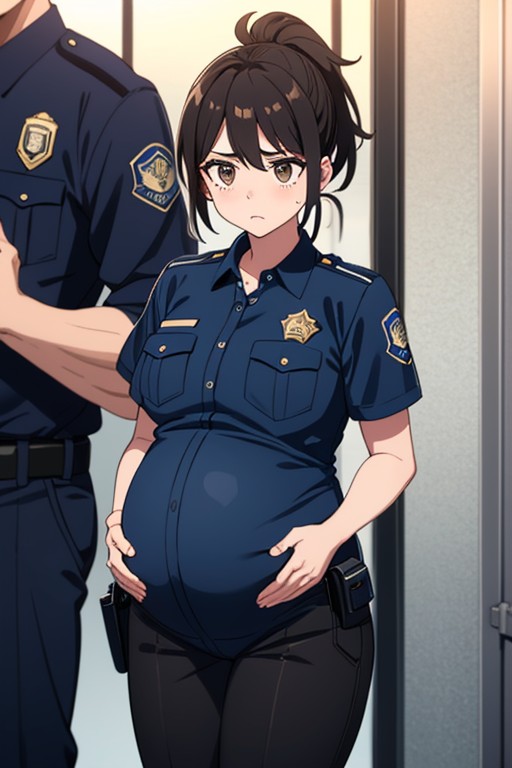 Jocelyn the pregnant officer