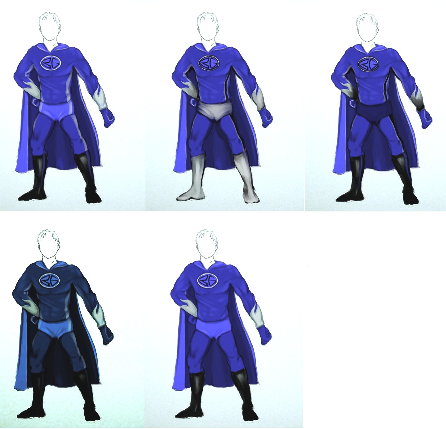 Blue Guard costume design 1