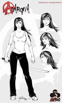 Model Sheet: Adriana Katsumoto