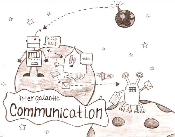 Intergalactic Communication by Jordinosaur on DeviantArt