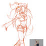 Meet Amadea/ oc sketch