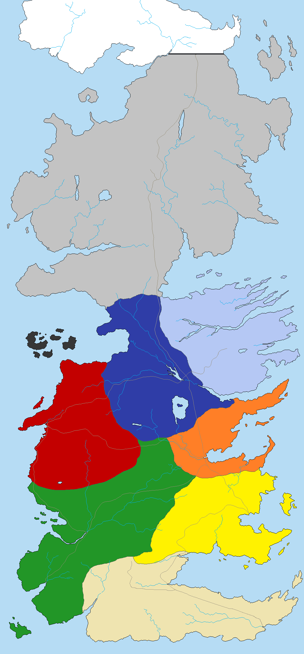 Map of Westeros