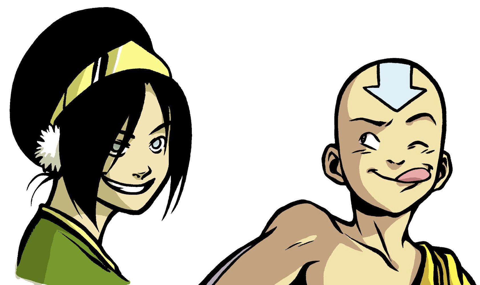 Warm-up Drawing: Toph and Aang