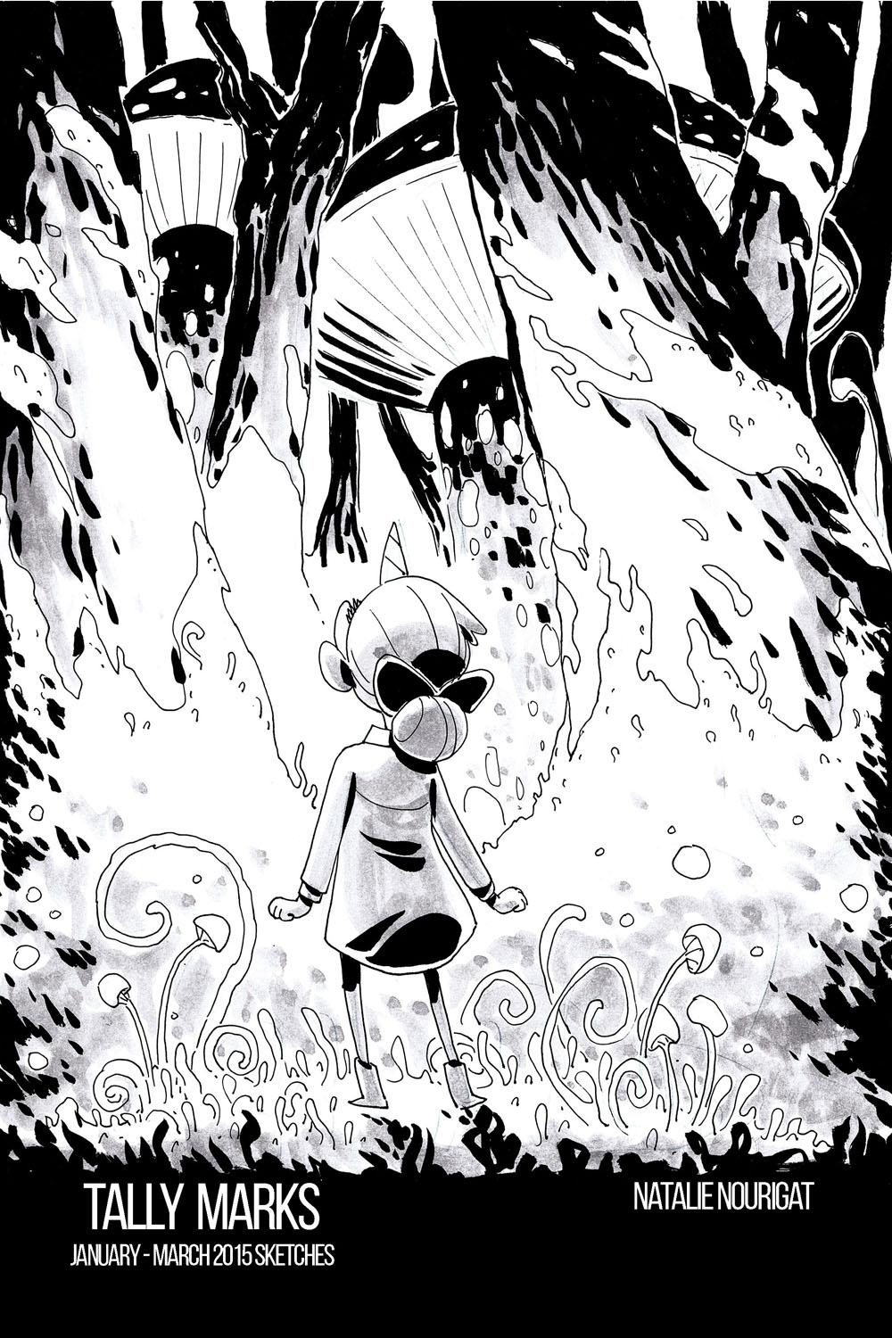 January - March 2015 sketchbook PDF by Tallychyck