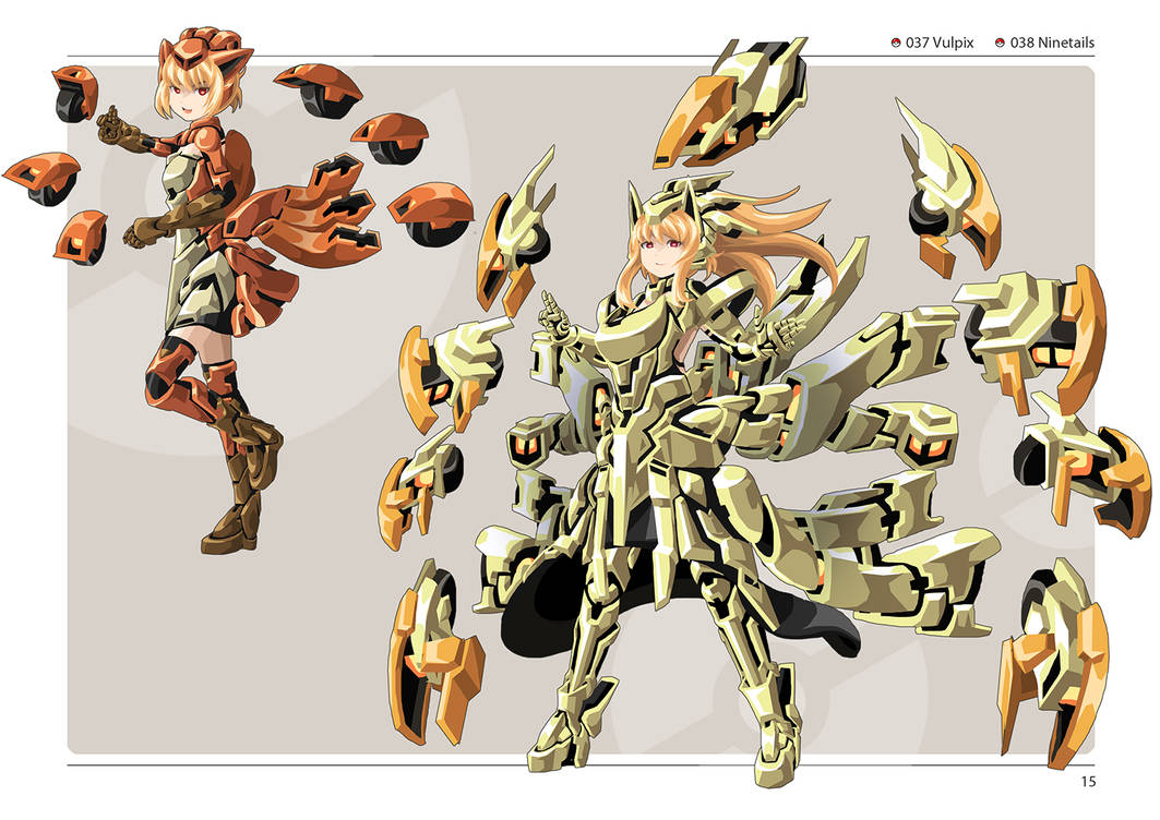 Pokemon Mecha Musume #037-038 by Jack-Thian on DeviantArt