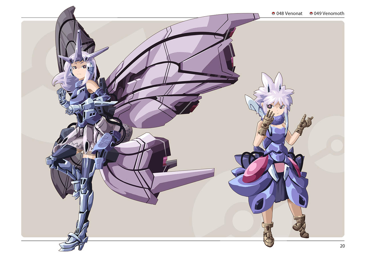 Pokemon Mecha Musume #048-049 by Jack-Thian on DeviantArt