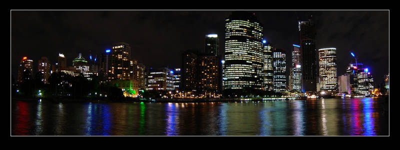 Brisbane Nightlife - Panorama