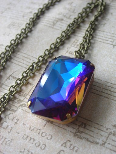 Blue Fire Necklace