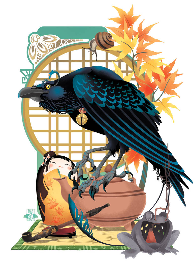 2014 1024. Трёхлапая ворона Ятагарасу. Врана Ятагарасу. Yatagarasu птица. Ворона в японской мифологии.