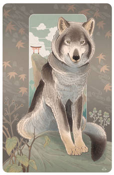 Autumn wolf
