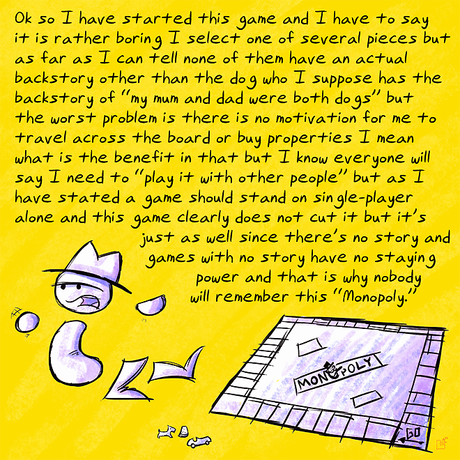 Zero Punctuation: Monopoly by jazaaboo on DeviantArt Zero Punctuation: Monopoly by jazaaboo on DeviantArt